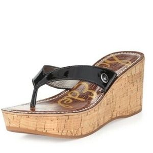 SAM EDELMAN Romy Wedge Thong Sandal